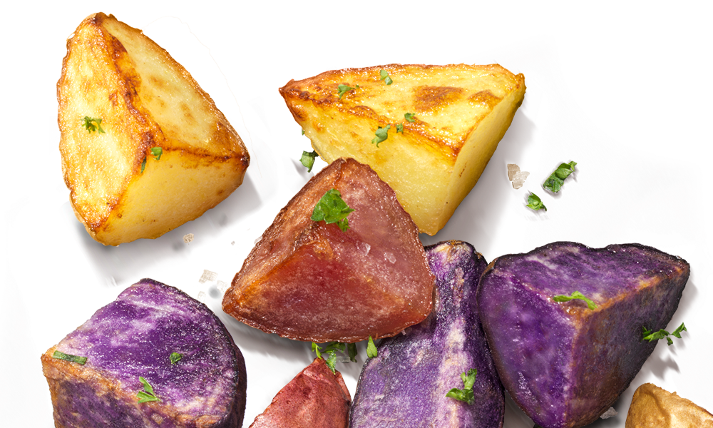 Colour Mix – Add some bright and wonderful coloured potatoes to your meal! – LovingPotatoes.com Colour Mix - Add some bright and wonderful coloured potatoes to your meal! - LovingPotatoes.com